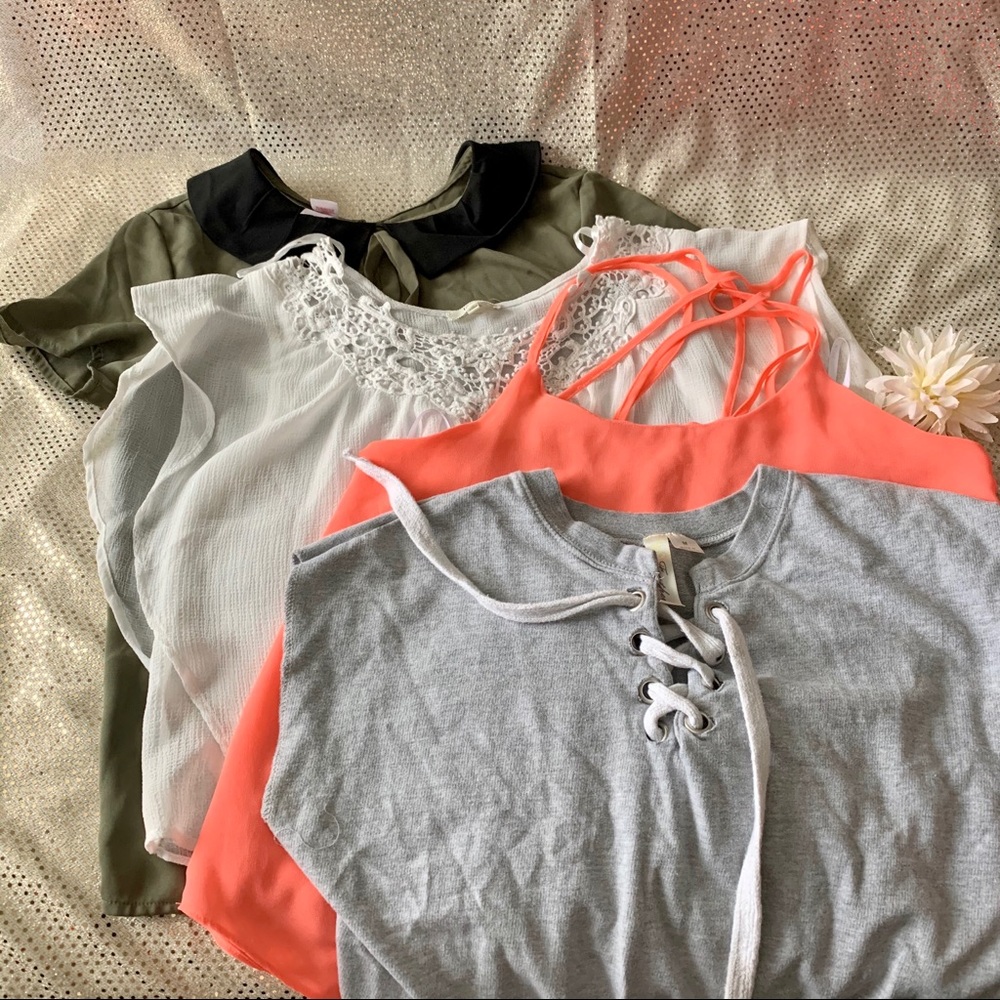 4-piece Blouse Bundle Size M